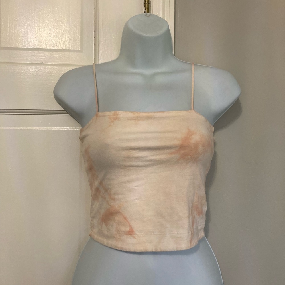 American Eagle Outfitters Peach Tie-Dye Camisole - Picture 1 of 3
